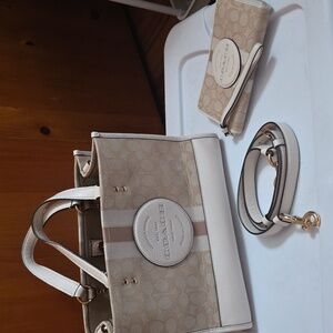 Coach Satchel/Crossbody Bag & Wallet Set